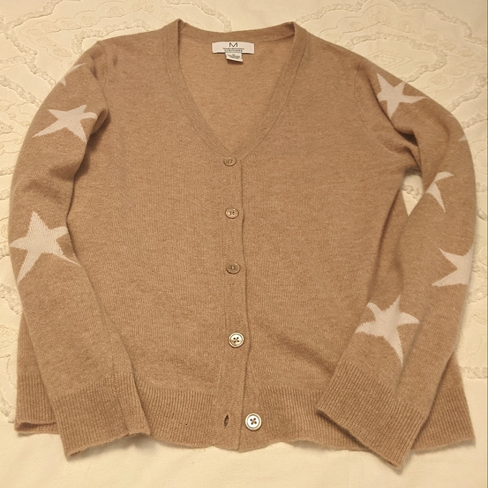 Star cashmere cardigan